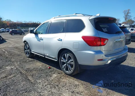 2019 Nissan Pathfinder Platinum из США, поврежденный, VIN 5N1DR2MM5KC649645